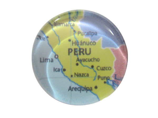 Peru Country Map Pendant Magnet