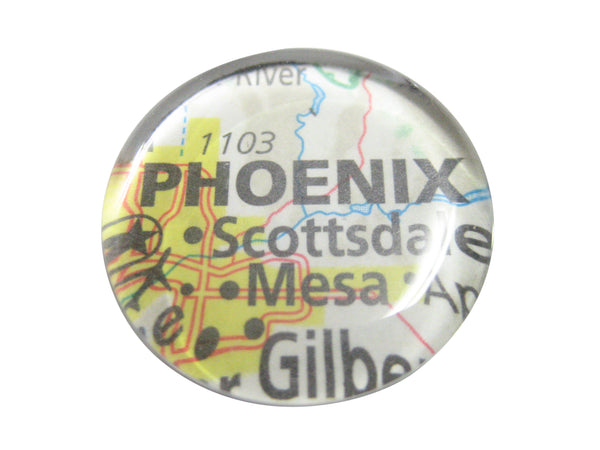 Phoenix Arizona Map Pendant Magnet