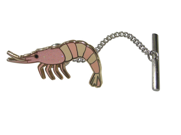 Pink Shrimp Tie Tack