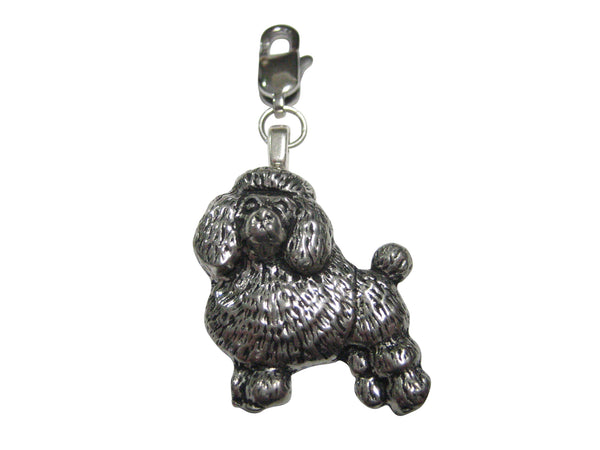 Poodle Dog Pendant Zipper Pull Charm