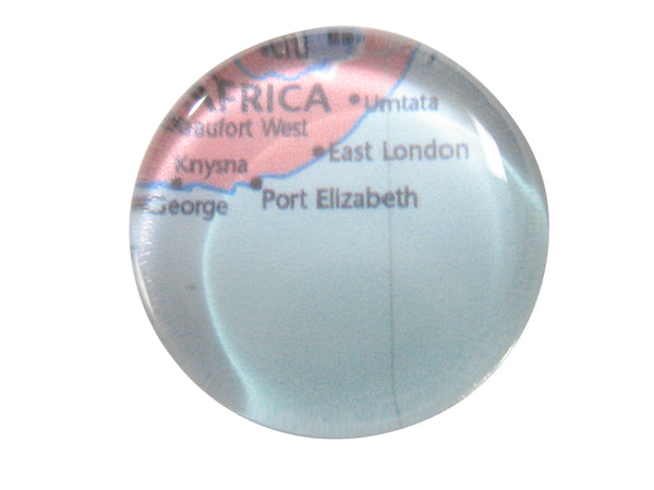 Port Elizabeth South Africa Map Pendant Magnet