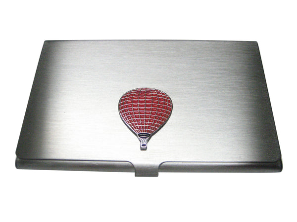 Red Colored Hot Air Balloon Business Card Holder