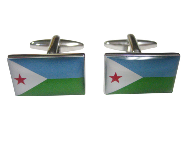 Republic of Djibouti Flag Cufflinks