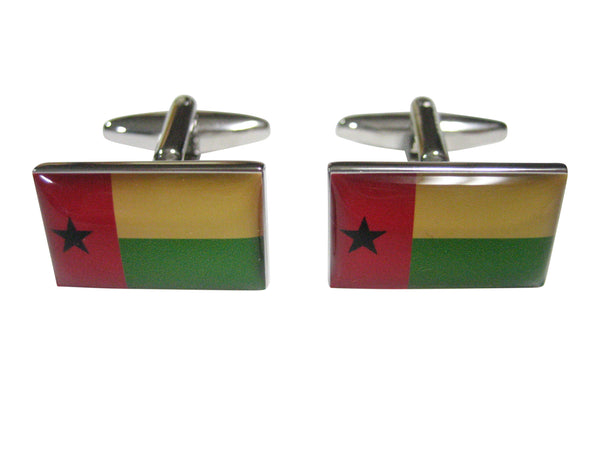 Republic of Guinea-Bissau Flag Cufflinks