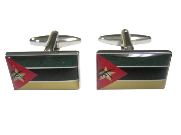 Republic of Mozambique Flag Cufflinks