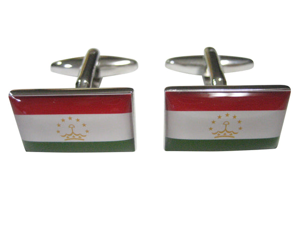 Republic of Tajikistan Flag Cufflinks