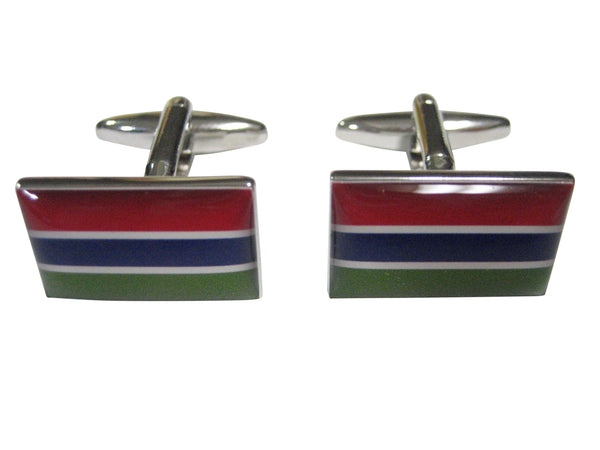 Republic of The Gambia Flag Cufflinks