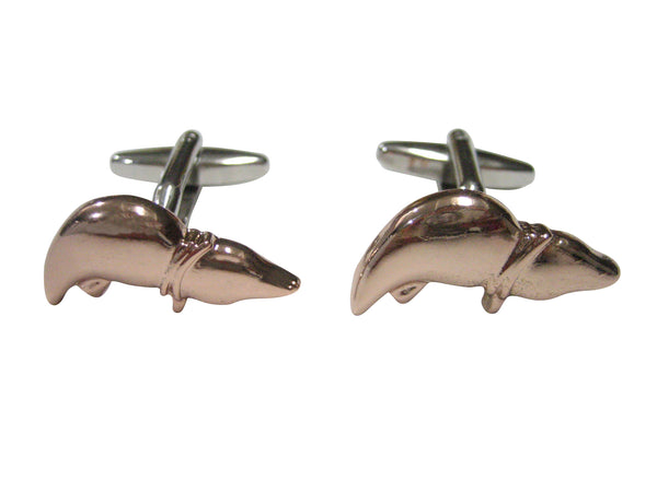 Rose Gold Toned Anatomical Medical Hepatologist Liver Cufflinks