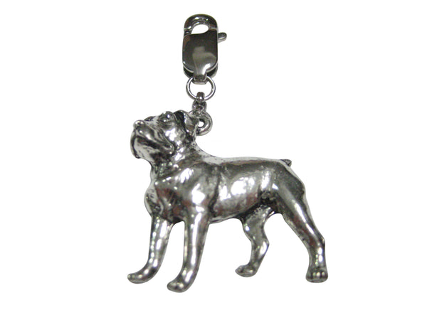 Rottweiler Dog Pendant Zipper Pull Charm