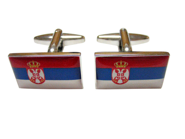 Serbia Flag Cufflinks