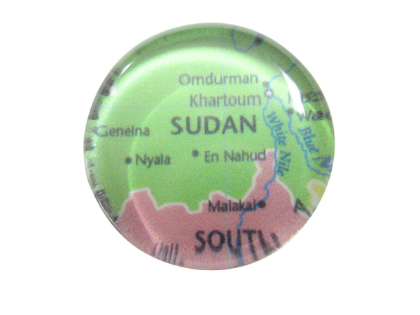 Sudan Map Pendant Magnet