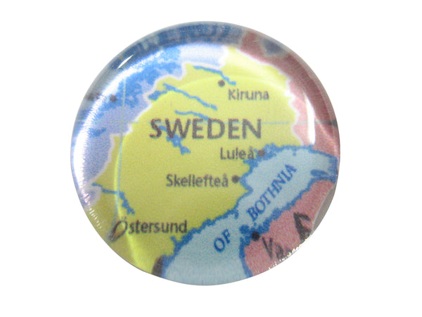 Sweden Map Pendant Magnet