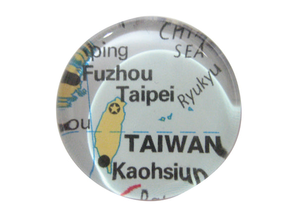 Taipei Taiwan Map Pendant Magnet