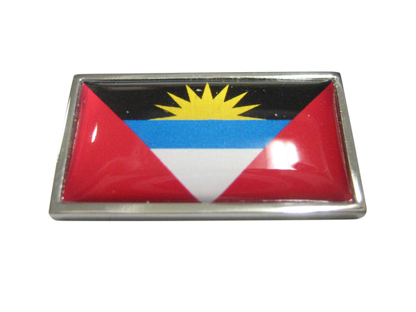 Thin Bordered Antigua and Barbuda Flag Magnet