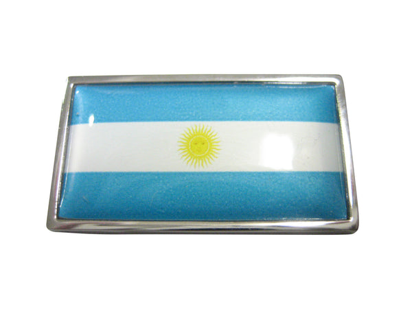 Thin Bordered Argentina Flag Magnet