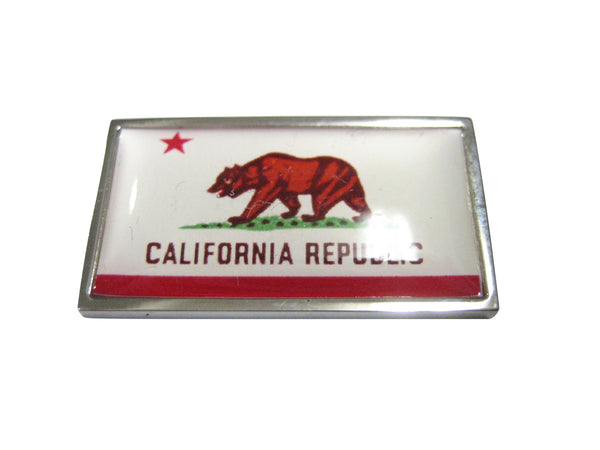 Thin Bordered California State Flag Magnet