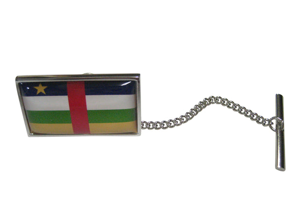 Thin Bordered Central African Republic Flag Tie Tack