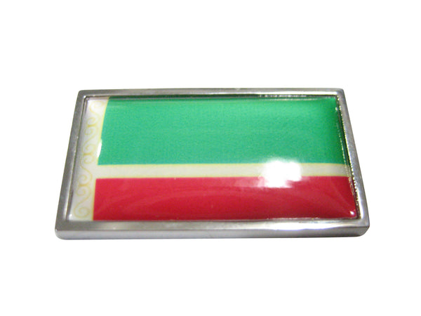 Thin Bordered Chechnya Flag Magnet