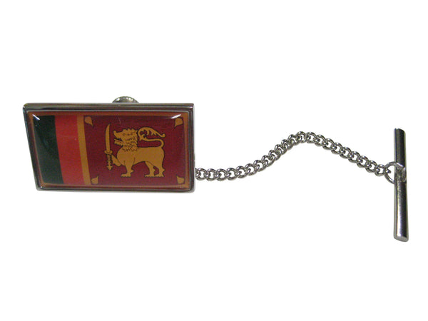 Thin Bordered Democratic Socialist Republic of Sri Lanka Flag Tie Tack