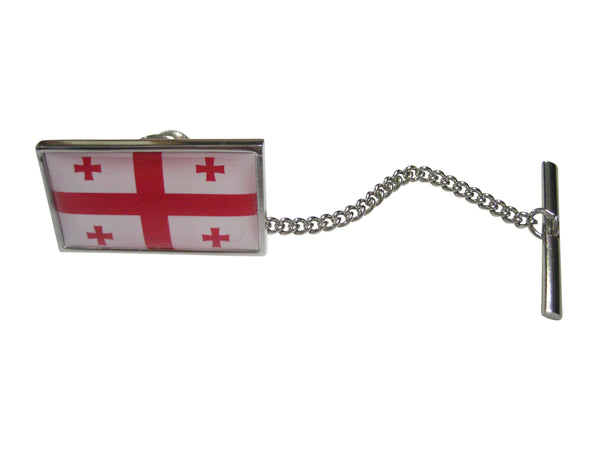 Thin Bordered Georgia Country Flag Tie Tack