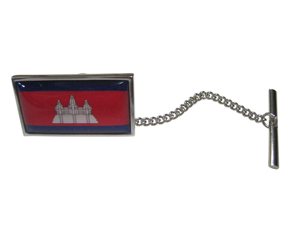 Thin Bordered Kingdom of Cambodia Flag Tie Tack