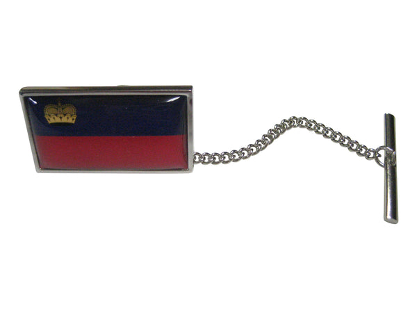 Thin Bordered Principality of Liechtenstein Flag Tie Tack