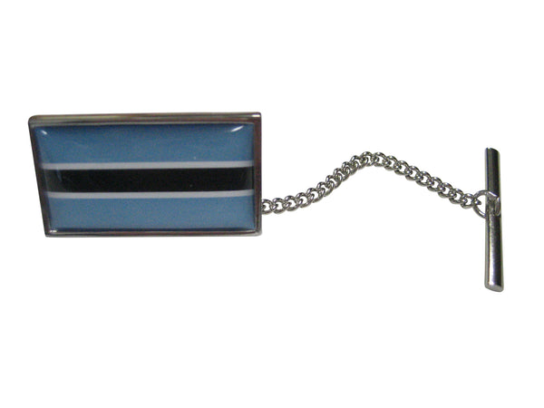 Thin Bordered Republic of Botswana Flag Tie Tack