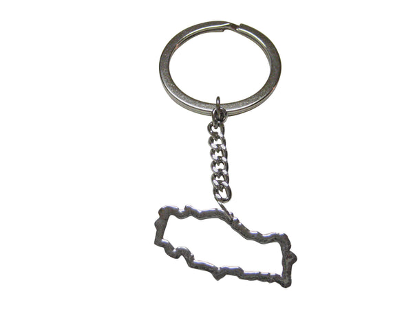 Turkey Map Outline Keychain